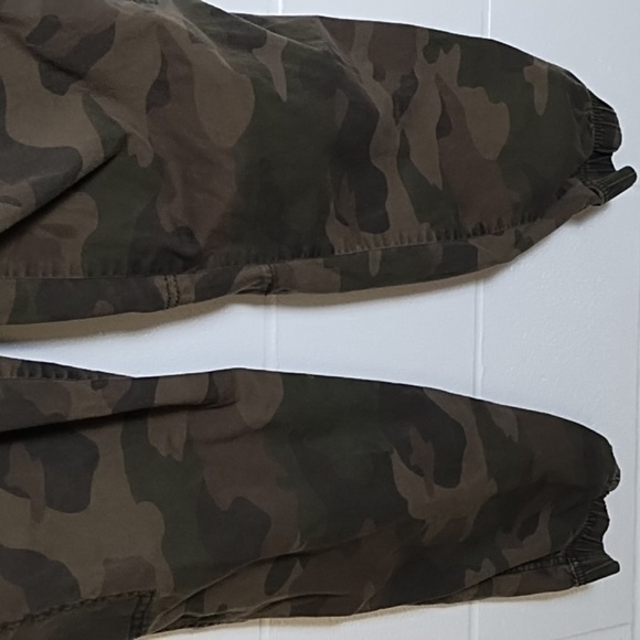 Camouflage Light Weight Soft Cotton Canvas Camo Cargo Joggers Pockets - Picture 12 of 16